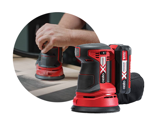 Ozito cordless online detail sander
