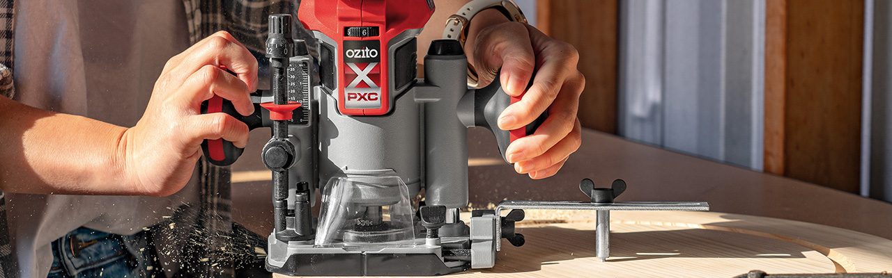 Ozito online router cordless