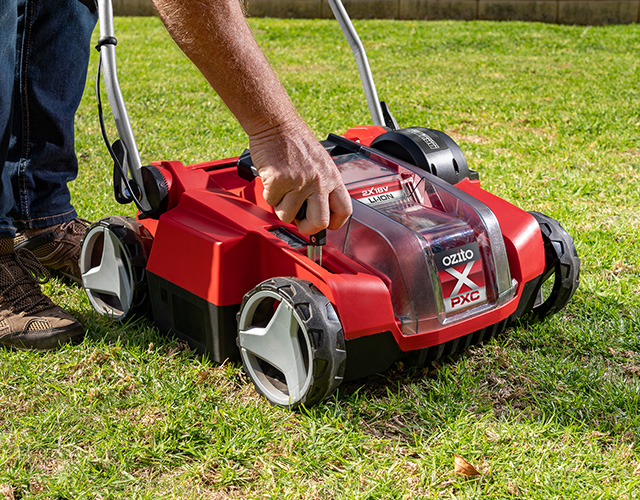 Ozito lawn scarifier deals